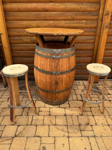 Faßtisch barhocker m6 - +, 4x