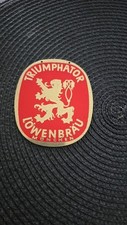 Löwenbräu Triumphator Zapfhahnschild