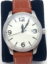 DM. 2318 Eigenbau Etalt 22824-2 automatik rubin Herren Uhr mit Datumsanzeige