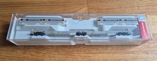 Fleischmann Spur N - 8250 11 K - Container Doppeltaschen-Gelenkwagen - TOP!