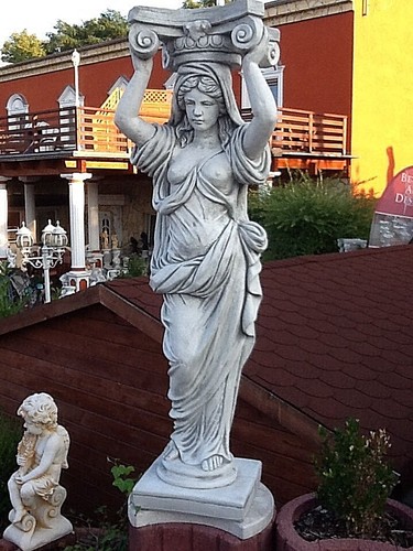 Steinfigur säulenfigur - steinfigur,,