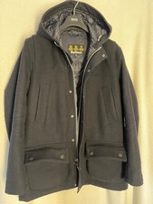 Barbour Jacke  Caban  mit Kapuze Dufflecoat Mantel Gr.38