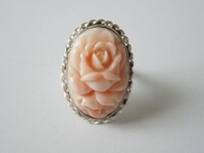 Ring 925 Silber Koralle