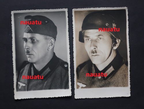 Orig foto stahlhelm - 2x,