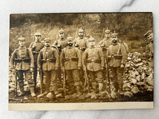 fotokarte Deutsche soldaten in feldgrau uniform