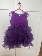 Baby Fest,Tauf Kleid In Lila  Gr.90