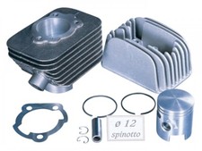 Zylinderkit Zylinder Polini Grauguss Sport 63ccm 12mm Bolzen für Piaggio Moped