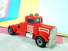 Matchbox Nr. CY 13 Peterbilt Fire Engine Convoy 1984 Macau Rot - Nur Truck !