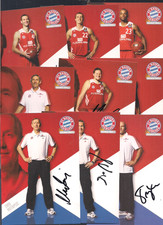 Autogramme FC Bayern Basketball 13 Autogrammkarten Originalunterschriften