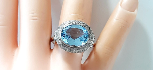Art deco silber - deco, ring