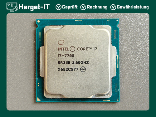 Intel core 7700 cpu - core, 3,60ghz