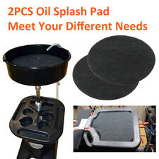 KYOSTAR 2Pcs Oil Drain Splash Pad No Splatter Pad Round Pad Car Changing Oil NEW
