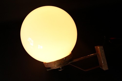 Alte wandlampe kugel lampe - kugel,