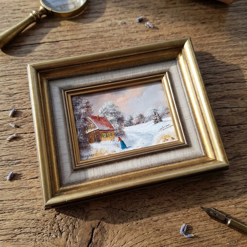 Altes ölgemälde handgemalt - Ölgemälde,