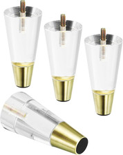 Acryl Möbelbeine 5 Zoll 4er