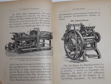 Der Maschinenmeister an der Tiegelpresse Tiegeldruckmaschine Druckmaschine Buch