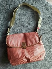 Babymel Wickeltasche Rot-weiß gestreift/Satteltasche
