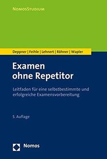 Examen ohne repetitorium - ohne,