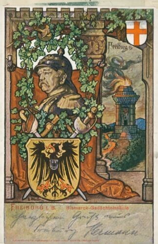 Ansichtskarte freiburg - ansichtskarte,