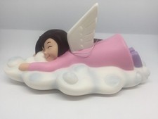 Bullyland Glücksengel 62108 Spardose Sparschwein Engel liegend Kind Kinder