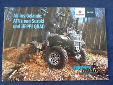 Suzuki Quad KingQuad 750 450, QuadRacer Quadsport Prospekt 2008 gelocht