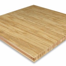 Bambusplatte nach maß, Arbeitsplatten aus Faserbambus 2400x1220x19mm, Natur-hell