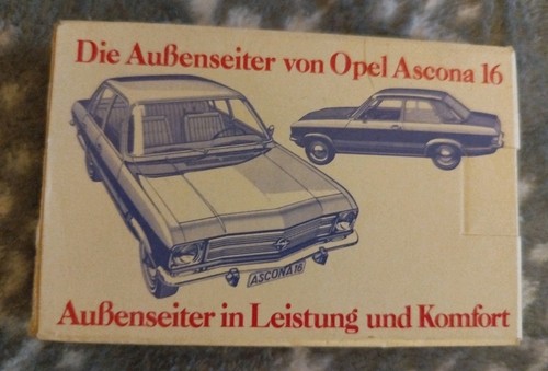 Rarität opel ascona skat - ascona,