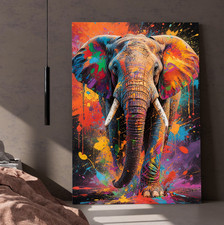 Ein Elefant in Farben, Tier