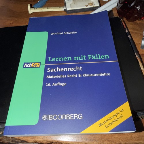 Sachenrecht materielles recht - materielles,