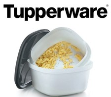 Neues Tupperware Siebservierer Set Behälter Sieb C37 schwarz weiß Tupper Thermo