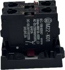2x Eaton Moeller M22-K01 Kontaktelement