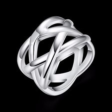 stylischer Design Ring  925