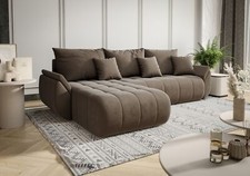 Ecksofa Schlafsofa AKITA Stoff