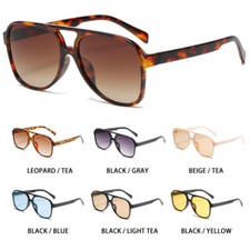 Retro Luftfahrt Pilot Sonnenbrille Herren Damen Outdoor Strand Brille Sonnenbril