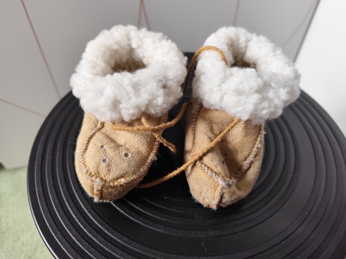 Babyschuhe lammfell 18 - babyschuhe, gr.