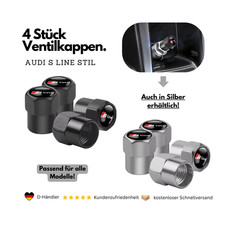 4 Stk. Ventilkappen im AUDI