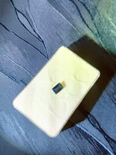 1 Saphir Edelstein Blau facettiert 1,15ct neu o. Etikett