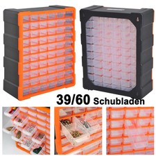 Organizer Kleinteilemagazin 39/60 Fächern Schubladen Sortimentskasten Sortierbox