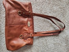 Lederhandtasche Braun Echt