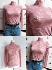 Shirt Spitze Top rosa rosé