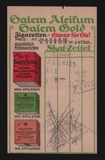 DRESDEN, Rechnung 1937, G. A