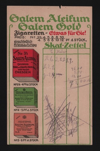 Dresden rechnung 1937 a - rechnung,