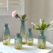 5X Vasenset Glasväschen Vase