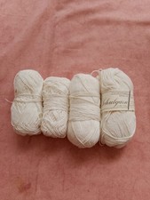 Wollreste aus 100 % Baumwolle (Schulgarn)