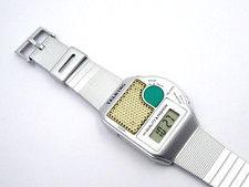 Talking sprechende Uhr silbern