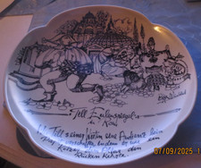 Großer Rosenthal Wandteller Zierteller Till Eulenspiegel in Rom Björn Wiinblad