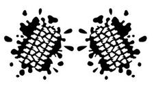 2x tire profile left/right car