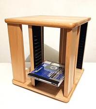 CD Drehregal aus Massiven Holz