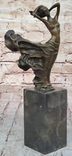 J.Erte Nackte Bronze Statue