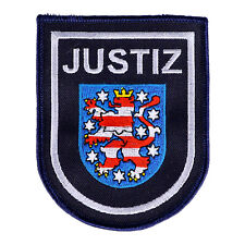 Abzeichen Justiz Thüringen groß mit Klett